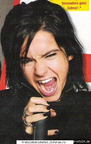 nu are bill niciun defect? - pai..cre`k bea cam mult redbull..nu c`ash avea - Bill Kaulitz